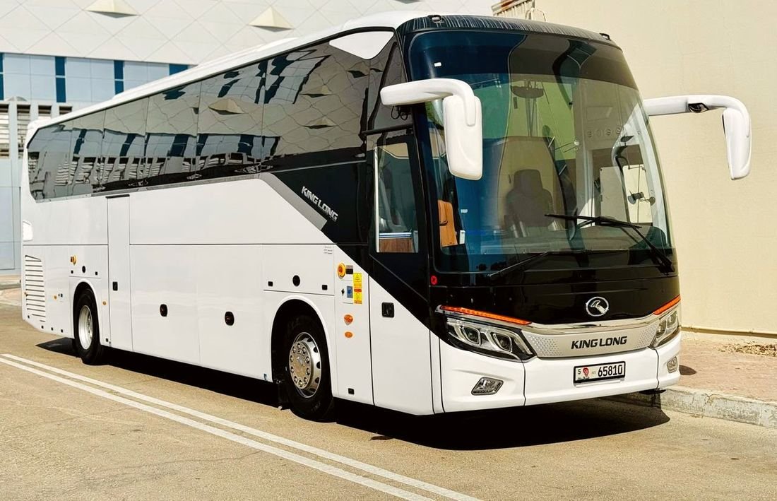White King Long 50-seat coach from the Emirates Bus Hire fleet